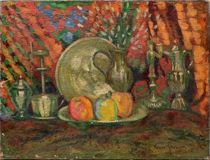 Stillleben mit Äpfeln (54 x 70 cm, oil on canvas)